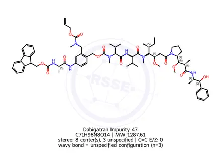 Chemical structure of Dabigatran Impurity 47