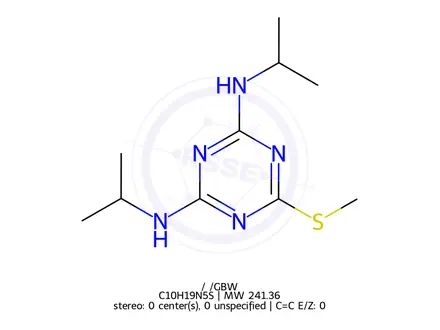 Chemical structure of Prometryne