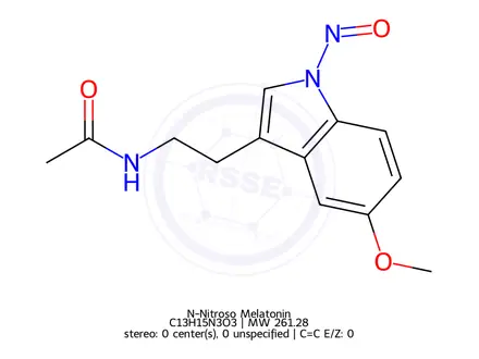 Chemical structure of N-Nitroso Melatonin