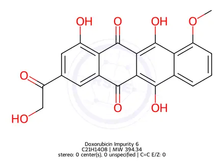 Chemical structure of Doxorubicin Impurity 6