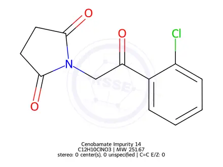 Chemical structure of Cenobamate Impurity 14