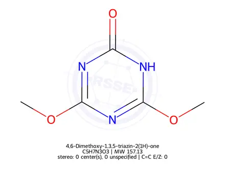 Chemical structure of 4,6-Dimethoxy-1,3,5-triazin-2(1H)-one