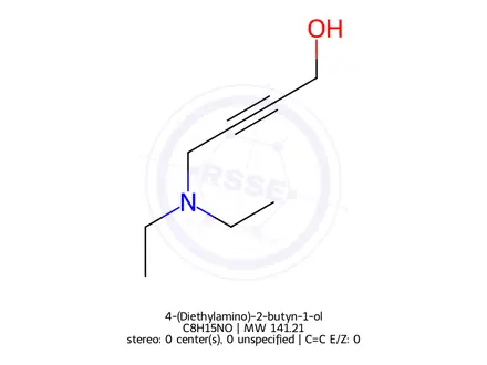 Chemical structure of 4-(Diethylamino)-2-butyn-1-ol