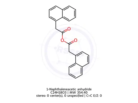 Chemical structure of 1-Naphthaleneacetic anhydride