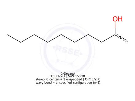 Chemical structure of 2-Decanol