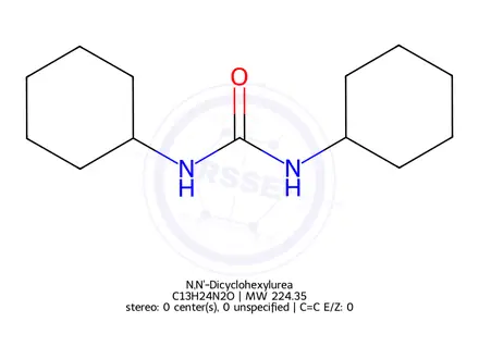 Chemical structure of N,N'-Dicyclohexylurea