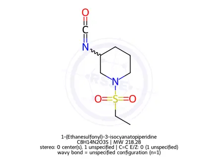 Chemical structure of 1-(Ethanesulfonyl)-3-isocyanatopiperidine