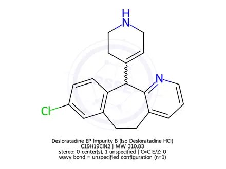 Chemical structure of Desloratadine EP Impurity B