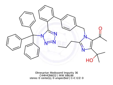 Chemical structure of Olmesartan Medoxomil Impurity 36
