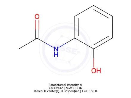 Chemical structure of Paracetamol Impurity A