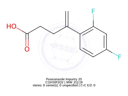 Chemical structure of Posaconazole Impurity 25