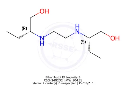 Chemical structure of Ethambutol EP Impurity B