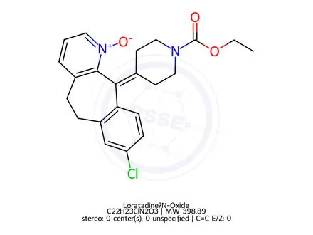 Chemical structure of Loratadine Pyridine N-Oxide