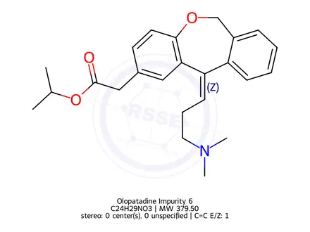 Chemical structure of Olopatadine Impurity 6