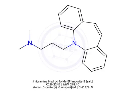 Chemical structure of Imipramine Hydrochloride EP Impurity B