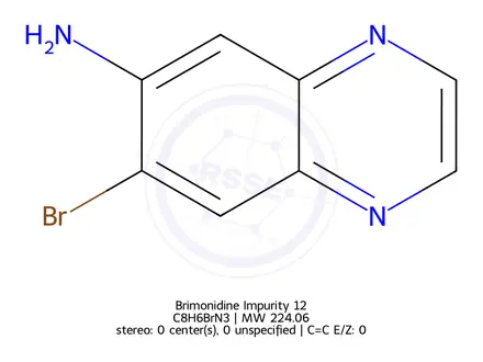 Chemical structure of Brimonidine Impurity 12