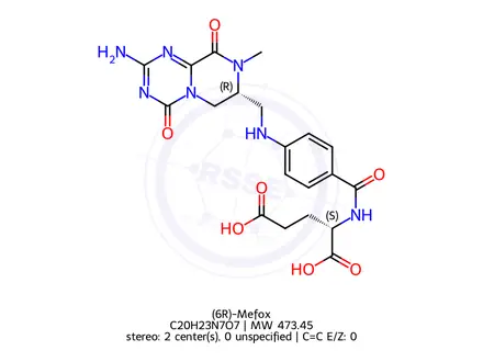 Chemical structure of (6R)-Mefox