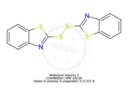 Chemical structure of Mefenacet Impurity 2