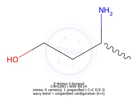 Chemical structure of 3-Amino-1-butanol