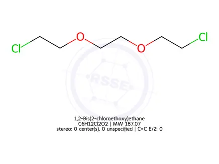 Chemical structure of 1,2-Bis(2-chloroethoxy)ethane
