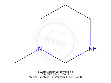 Chemical structure of 1-Methylhexahydropyrimidine