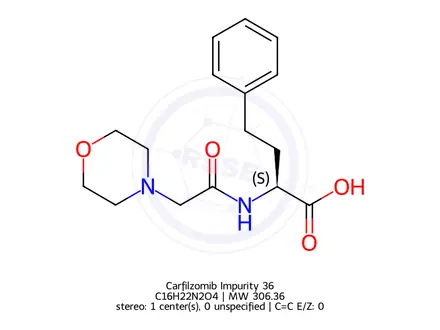 Chemical structure of Carfilzomib Impurity 36