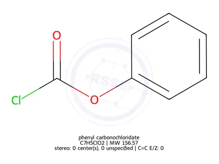 Chemical structure of phenyl carbonochloridate