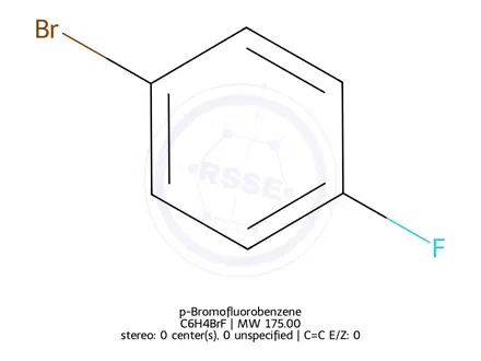 Chemical structure of 1-bromo-4-fluorobenzene