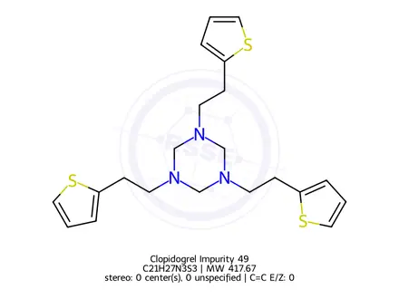 Chemical structure of Clopidogrel Impurity 49
