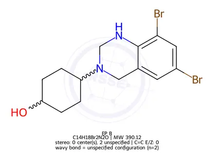 Chemical structure of Ambroxol EP Impurity B