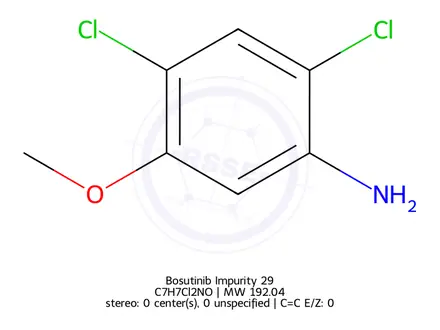 Chemical structure of Bosutinib Impurity 29