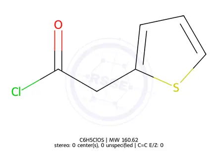Chemical structure of 2-Thiophene Acetyl Chloride