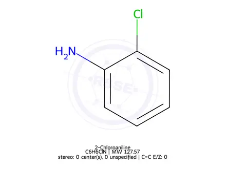 Chemical structure of 2-Chloroaniline