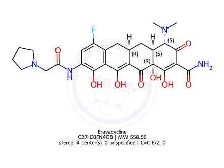 Chemical structure of Eravacycline