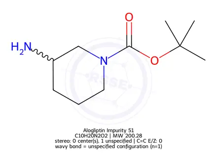 Chemical structure of 3-Amino-1-N-Boc-piperidine