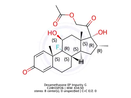 Chemical structure of Dexamethasone EP Impurity G