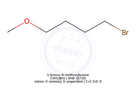 Chemical structure of 1-bromo-4-methoxybutane