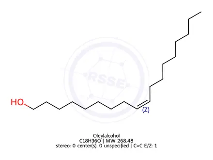 Chemical structure of Oleylalcohol