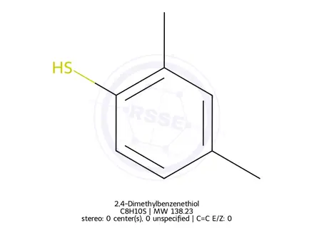 Chemical structure of 2,4-Dimethylbenzenethiol