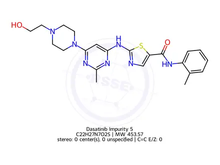 Chemical structure of Dasatinib Impurity 5