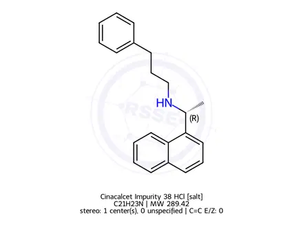 Chemical structure of Cinacalcet Impurity 45
