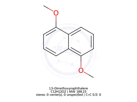 Chemical structure of 1,5-Dimethoxynaphthalene
