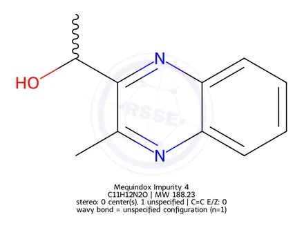 Chemical structure of 1-(3-Methylquinoxalin-2-yl)ethan-1-ol