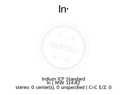 Chemical structure of Indium ICP Standard