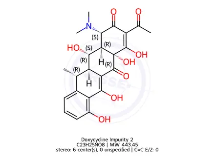Chemical structure of Doxycycline Impurity 2