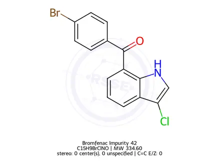 Chemical structure of Bromfenac Impurity 42