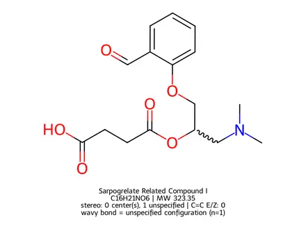 Chemical structure of Sarpogrelate Related Compound I