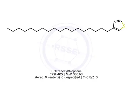 Chemical structure of 3-Octadecylthiophene