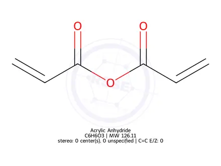 Chemical structure of Acrylic Anhydride