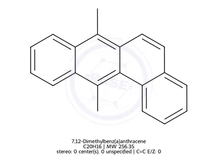 Chemical structure of 7,12-Dimethylbenz(a)anthracene